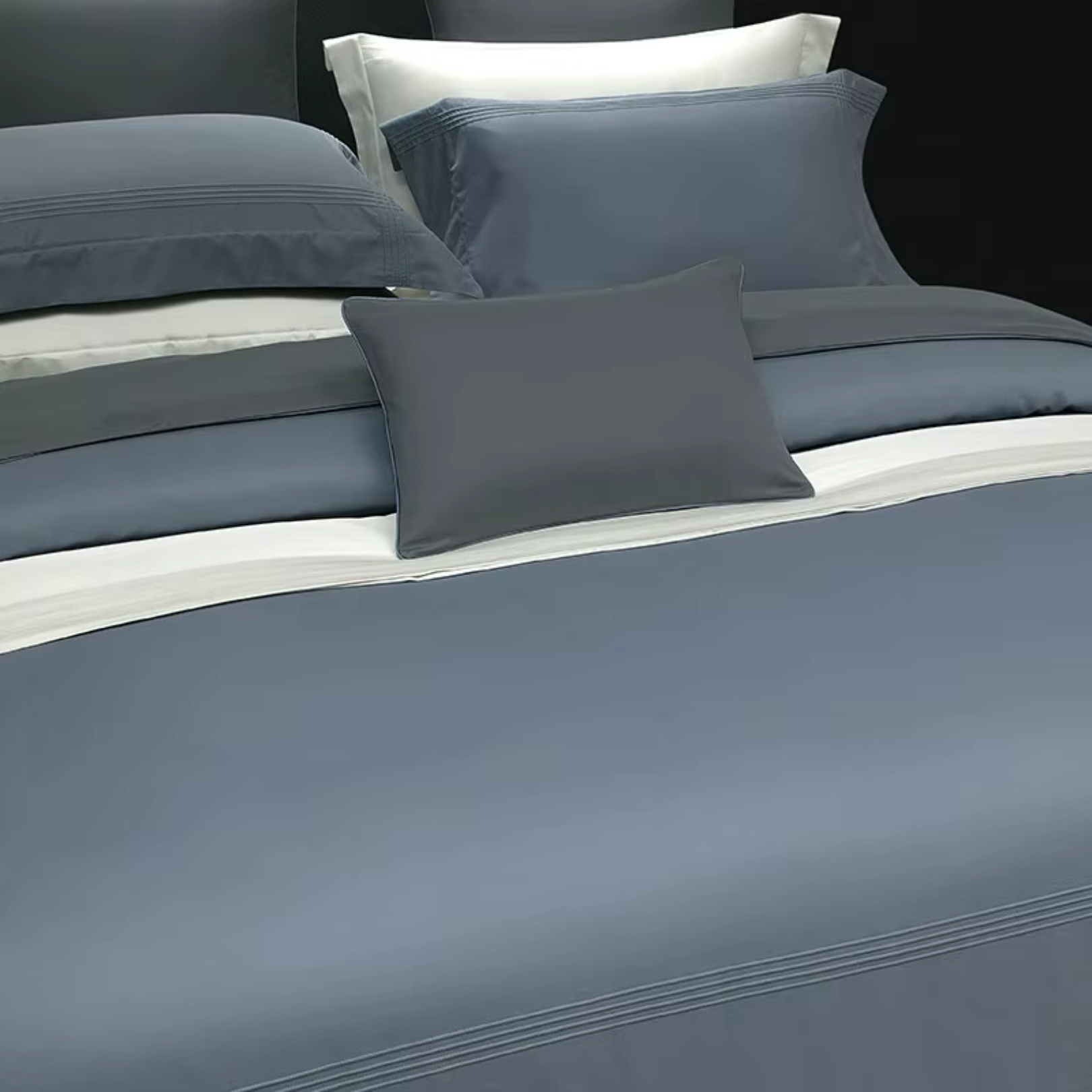 Blue Verona Bedding Set Cotton for All Seasons